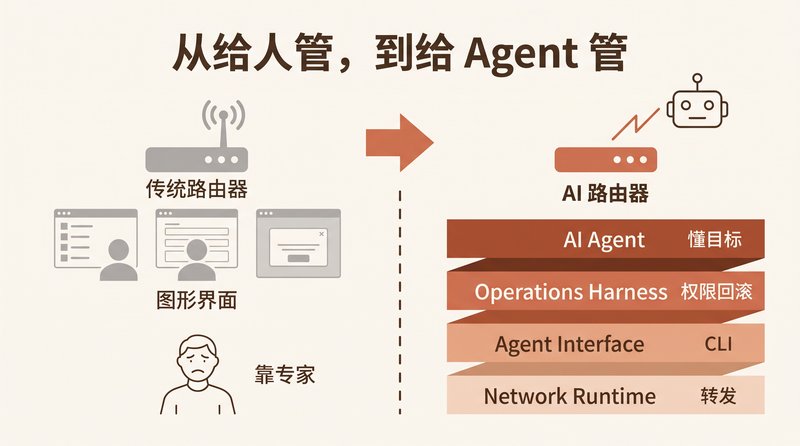 The AI-Native Network Appliance: A Router an Agent Can Actually Operate